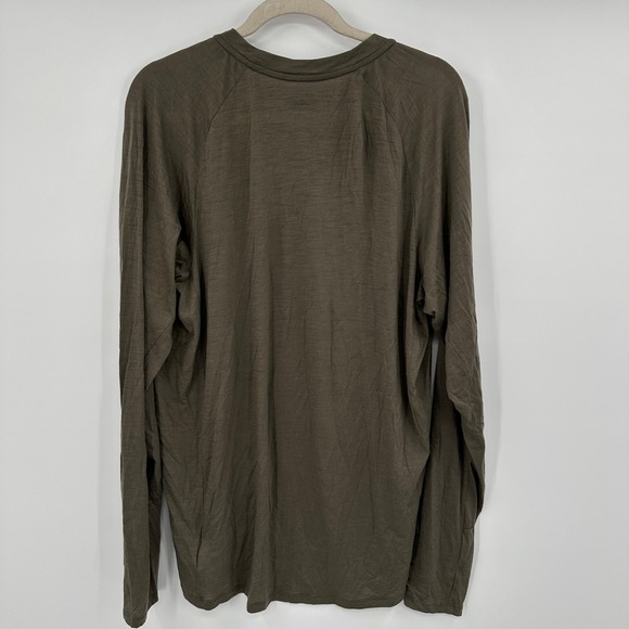 SITKA Core Merino 120 LS Crew Long Sleeve Shirt Mens XLarge Olive Green - Picture 7 of 10